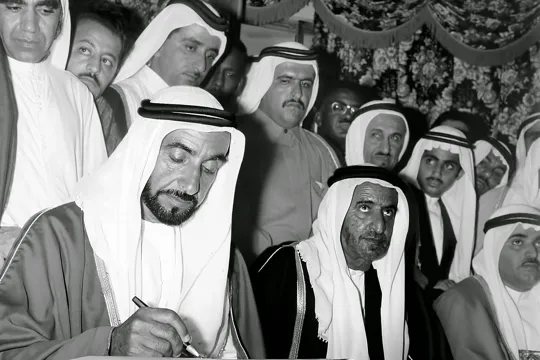 Caravan in the desert