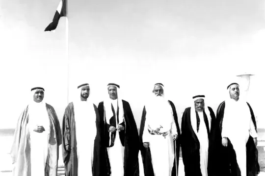 Rulers of the 6 emirates