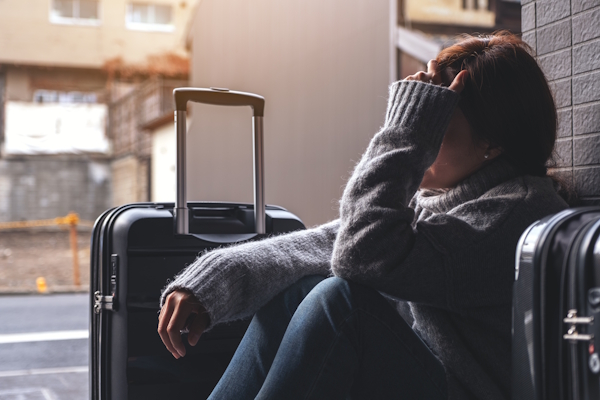 Upset passenger