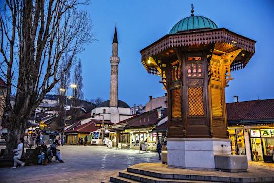 Sarajevo, Bas Carsija in twilight